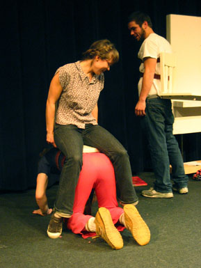 strap-on chairs, presented on the body