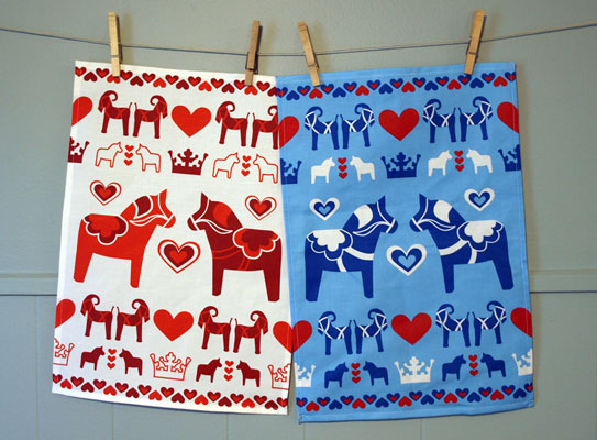swedish dalahast textile design