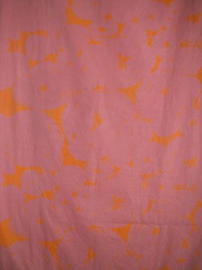 tomatillo silkscreen in purple and yellow